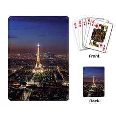 Paris At Night Playing Card