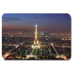 Paris At Night Large Doormat  by Celenk