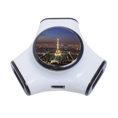 Paris At Night 3-port Usb Hub by Celenk