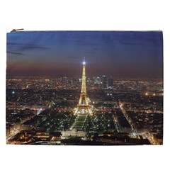 Paris At Night Cosmetic Bag (xxl)  by Celenk