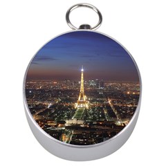 Paris At Night Silver Compasses by Celenk