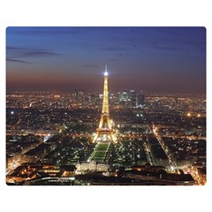 Paris At Night Double Sided Flano Blanket (medium)  by Celenk