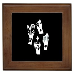 Kiss Band Logo Framed Tiles