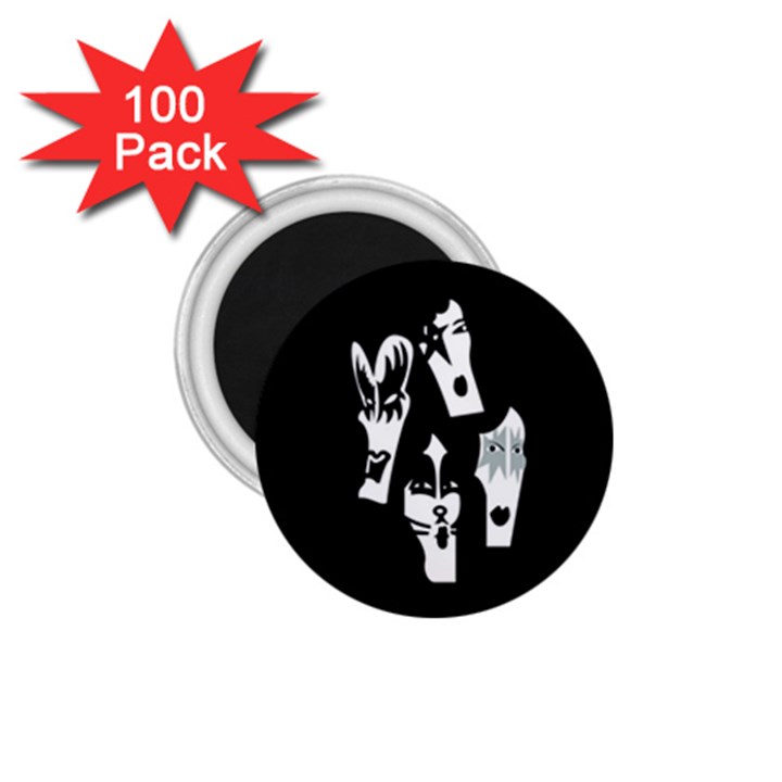 Kiss Band Logo 1.75  Magnets (100 pack) 