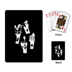 Kiss Band Logo Playing Card