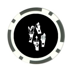 Kiss Band Logo Poker Chip Card Guard (10 Pack) by Celenk