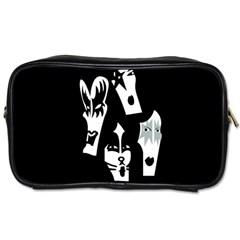 Kiss Band Logo Toiletries Bags 2-side by Celenk