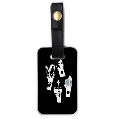 Kiss Band Logo Luggage Tags (one Side)  by Celenk