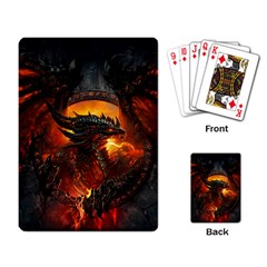 Dragon Legend Art Fire Digital Fantasy Playing Card by Celenk