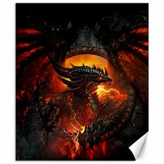 Dragon Legend Art Fire Digital Fantasy Canvas 8  X 10  by Celenk