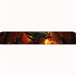 Dragon Legend Art Fire Digital Fantasy Small Bar Mats 24 x4  Bar Mat