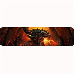 Dragon Legend Art Fire Digital Fantasy Large Bar Mats by Celenk