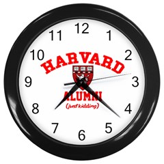 Harvard Alumni Just Kidding Wall Clocks (black)