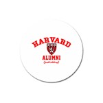 Harvard Alumni Just Kidding Magnet 3  (Round) Front