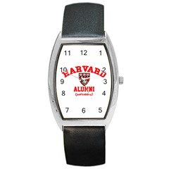 Harvard Alumni Just Kidding Barrel Style Metal Watch by Celenk