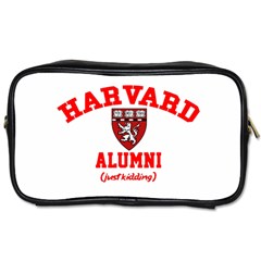 Harvard Alumni Just Kidding Toiletries Bags 2-side by Celenk