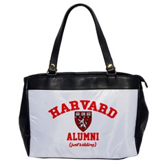 Harvard Alumni Just Kidding Office Handbags by Celenk