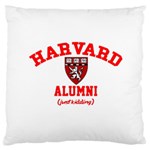 Harvard Alumni Just Kidding Large Cushion Case (One Side) Front