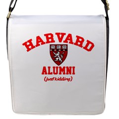 Harvard Alumni Just Kidding Flap Messenger Bag (s) by Celenk