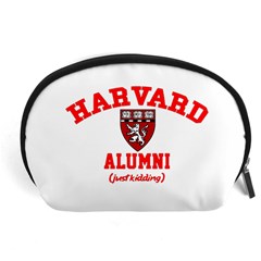 Harvard Alumni Just Kidding Accessory Pouches (large)  by Celenk