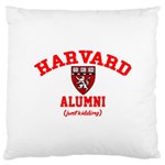 Harvard Alumni Just Kidding Large Flano Cushion Case (One Side) Front