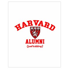 Harvard Alumni Just Kidding Drawstring Bag (small) by Celenk