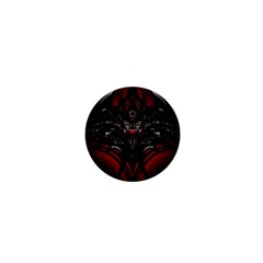 Black Dragon Grunge 1  Mini Buttons