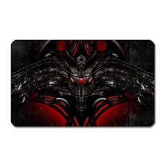 Black Dragon Grunge Magnet (rectangular) by Celenk