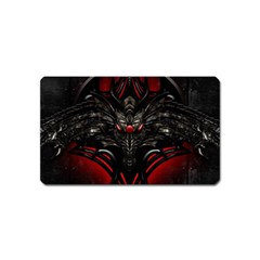 Black Dragon Grunge Magnet (name Card) by Celenk