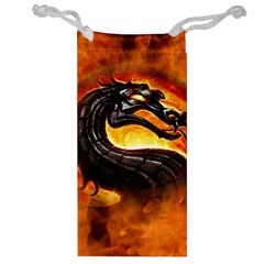 Dragon And Fire Jewelry Bag