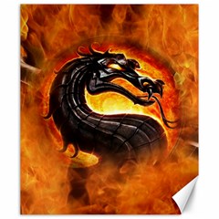 Dragon And Fire Canvas 20  X 24   by Celenk