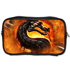 Dragon And Fire Toiletries Bags by Celenk