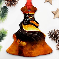 Dragon And Fire Ornament (christmas Tree)  by Celenk