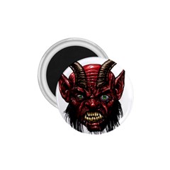 Krampus Devil Face 1 75  Magnets by Celenk