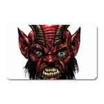 Krampus Devil Face Magnet (Rectangular) Front