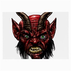 Krampus Devil Face Large Glasses Cloth by Celenk