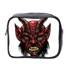 Krampus Devil Face Mini Toiletries Bag 2-side by Celenk