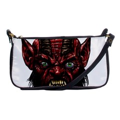 Krampus Devil Face Shoulder Clutch Bags by Celenk