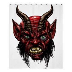 Krampus Devil Face Shower Curtain 60  X 72  (medium)  by Celenk