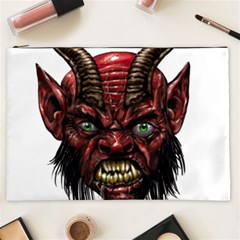 Krampus Devil Face Cosmetic Bag (xxl) 