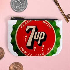 Fresh Up With  7 Up Bottle Cap Tin Metal Mini Coin Purses by Celenk