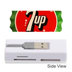 Fresh Up With  7 Up Bottle Cap Tin Metal Memory Card Reader (stick)  by Celenk