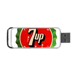 Fresh Up With  7 Up Bottle Cap Tin Metal Portable Usb Flash (one Side) by Celenk