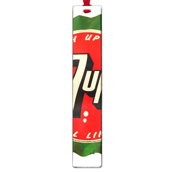 Fresh Up With  7 Up Bottle Cap Tin Metal Large Book Marks