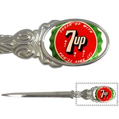 Fresh Up With  7 Up Bottle Cap Tin Metal Letter Openers by Celenk