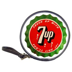 Fresh Up With  7 Up Bottle Cap Tin Metal Classic 20-cd Wallets by Celenk