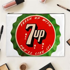 Fresh Up With  7 Up Bottle Cap Tin Metal Cosmetic Bag (xl) by Celenk