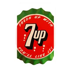 Fresh Up With  7 Up Bottle Cap Tin Metal Memory Card Reader by Celenk