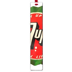 Fresh Up With  7 Up Bottle Cap Tin Metal Large Book Marks by Celenk