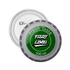 Fresh Taste Fizzy Lime Bottle Cap 2 25  Buttons by Celenk